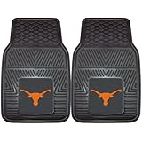 FANMATS NCAA University of Texas Longhorns Vinyl Heavy Duty Car Mat