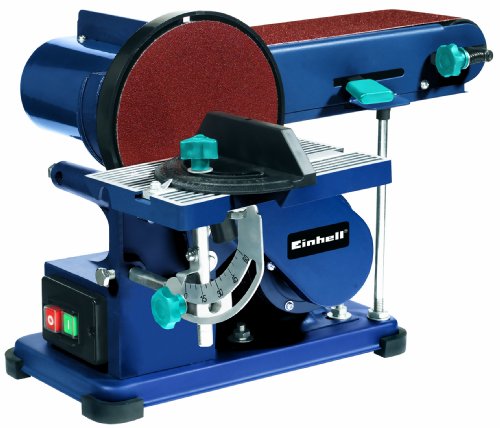 Einhell 4419253 BT-US 400 Stand-Band-Tellerschleifer