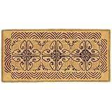 Art Deco Rug - Cocoa Rectangular by Market Merchants