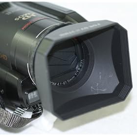 37mm Digital Video Lens Hood Canon HFM30 HFM31 HFM300 Camcorders by Generic