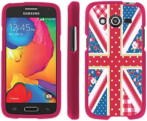 Mobiflare, Slim Guard Armor Design Case, for [Samsung Galaxy Avant G386] - Shabby Chic Union Jack