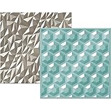 American Crafts We R Memory Keepers Next Level Embossing Folder, Gemstone