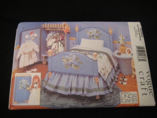 Vogue 9352 - Vogue Doll Collection Furniture - Patterns for Bedroom for 18-Inch Doll (Vogue Crafts, Also sold as Vogue 535), by Linda Carr
