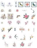 Brother SA361 Embroidery Memory Card No. 61 Blouse Embellishments