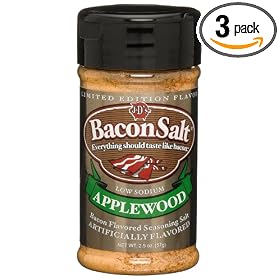 J&D's Applewood Bacon Salt, 2.5-Ounce Bottles (Pack of 3)