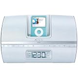 Memorex MI4014-WHT Alarm Clock for iPod - White