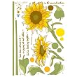 Reusable Decoration Wall Sticker Decal - Sunflower Love Quote