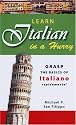 Learn Italian in a Hurry: Grasp the Basics of Italian Rapidamente!