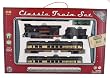 WowToyz Classic Train Set with Carry Case - Steam Engine with Passenger Car