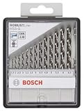 BOSCH 2607010538 Rundschaftbohrer 13 tlg. HSS-G 135&deg; Bohrer Set Robus