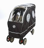 Warm as a Lamb Tandem Stroller Cover Black