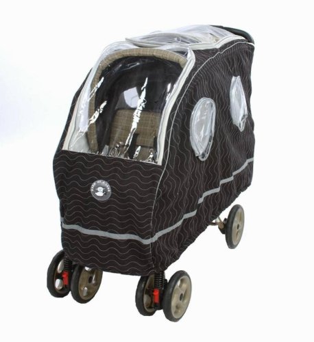 Warm as a Lamb Tandem Stroller Cover Black