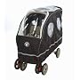 Warm as a Lamb Tandem Stroller Cover Black