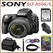 Sony Alpha SLT-A55V/L 16.2MP DSLR with Translucent Mirror Technology and 3D Sweep Panorama and 18-55mm F3.5-5.6 Lens + 16GB SDHC Card + Replacement NP-FW50 Battery + Vivitar Lens Filter Set + mini HDMI Cable + Sony Case + Lens Pen + Jumpstart DVD