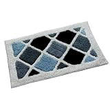 Colour Block Black Bathmat & Sets