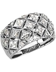 1/2 ct tw Diamond Ring in 14k White Gold - Size 7