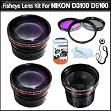Fisheye Lens Kit For Nikon D3100 D5100 Digital SLR Camera Which Have Any Of ....