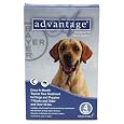 Advantage Flea Control For Dogs Blue over 55 lbs 4 mth sply