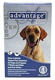 Advantage Flea Control For Dogs Blue over 55 lbs 4 mth sply