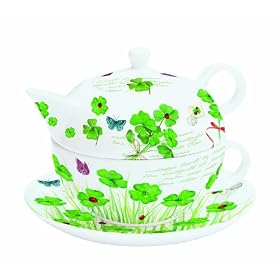 Nuova R2S - 327CLOV - Bone China - Tea for one - Tr�fle - Porcelaine
