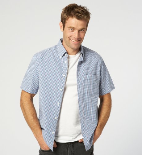 Big & Tall Blue Harbour Pure Cotton Checked Shirt