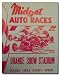1951 Orange Show Stadium Midget Racing Poster Print