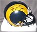 Eric Dickerson St Louis Rams NFL Hand Signed Mini Football Helmet with HOF 99 Inscription
