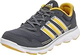 adidas Women's Flyby Running Shoe,Medium Lead/Wonder Glow/Metallic Silver,6 M US
