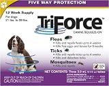 TriForce Squeeze-On - Dogs 21 to 39 lbs - 12 Week Supply
