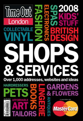 City Travel Guides Discounted  Books : "Time Out" London Shops and Services (Time Out London Shops & Services)