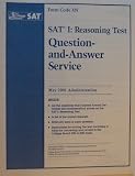  : SAT I Reasoning Test (Form Code XN - May 2001)