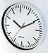 Quartz-Wanduhr im Design einer Bahnhofsuhr, Ø ca. 22,5 cm
