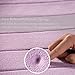 DocBear Bathroom Rug,Memory Foam Bath Mat,The Best Rugs for Bathroom,Soft Absorbent Bath Rug Non Slip Bathroom Mat,Coral Velvet Bathroom Rugs(Purple,Size:W17