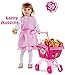 Holy Stone Mini Shopping Cart Pretend Play Toy Color Pink Toy for Toddler