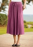 Cotton Gauze Pull-On Skirt