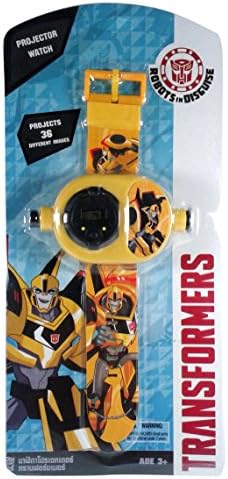 Transformers Robots in Disguise Bumblebee Digital LCD Watch with 36 Image Projector Toy Attachment #AS10