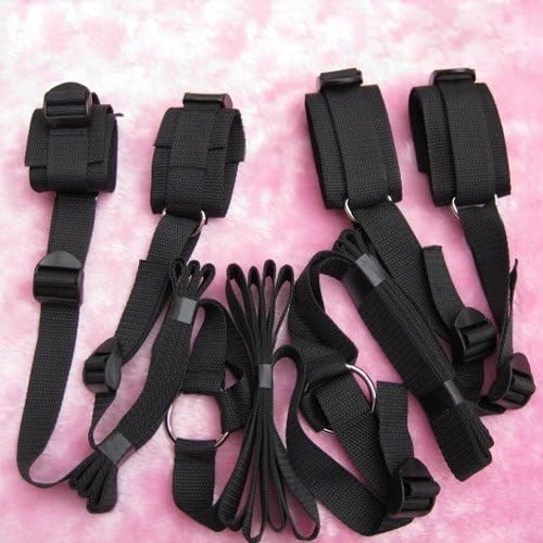 Secret Under Bed Restraint System - Cuffs Fetish Hidden Bondage Set Kit Sub Dom