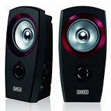 Sweex USB 2.0 Speaker Set - Black/Red