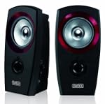Sweex USB 2.0 Speaker Set - Black/Red