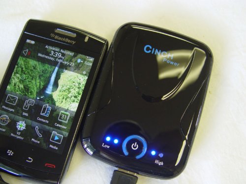 CINCH Super-pack CP507 5000mAh External Battery pack for iPhone 4 4G (AT&T and verizon) , iPhone 3G 3GS, iPod Touch (1G 2G 3G4G), Motorola Droid , HTC Android Phones, Blackberry (curve, bold, tour, storm)