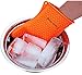 Cool-Shop Heat Silicone BBQ Grill Oven Gloves - Best Heat Protection -Use as BBQ Meat Turner or Oven Mitts-1Pair (Orange)
