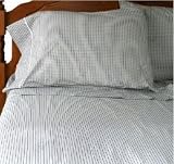 Nautica Chino Tattersall King Sheet Set 4 Pcs