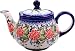 Polish Pottery Ceramika Boleslawiec 0105/280 Teapot Fruti, 3-1/4-Cup