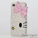 3D Swarovski Luxury Crystal Bling Case Cover for iphone 4 / 4s 100% Handcrafted by BlingAngels