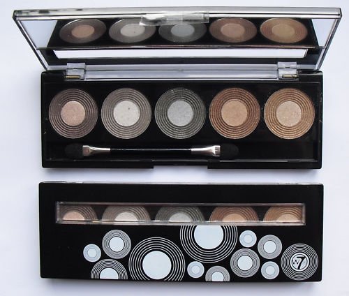 W7 Autumn Shades Eyeshadow Shimmer (Brown Gold Grey)