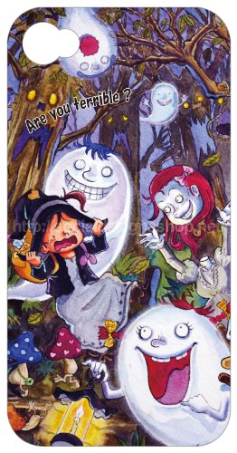 016)『魔女の子とおばけの森』(せんべい)アマゾン限定 iPhone4,4S対応ホワイトケース(social design shop) 016)『魔女の子とおばけの森』(せんべい)アマゾン限定 iPhone4,4S対応ホワイトケース(social design shop)