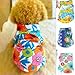 PanDaDa Dog Cat T Shirt Pet Clothing Shirt Puppy Clothes Summer Apparel Beac...