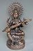 Copper Colored Metal Saraswati