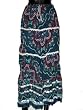 Long Skirts -Dark Blue Color Floral Printed Wrap Girls Comfortable Clothing In India Size 36 For Free Shipping