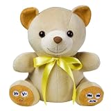 MP3 Player Teddy bear with yellow Ribbon
